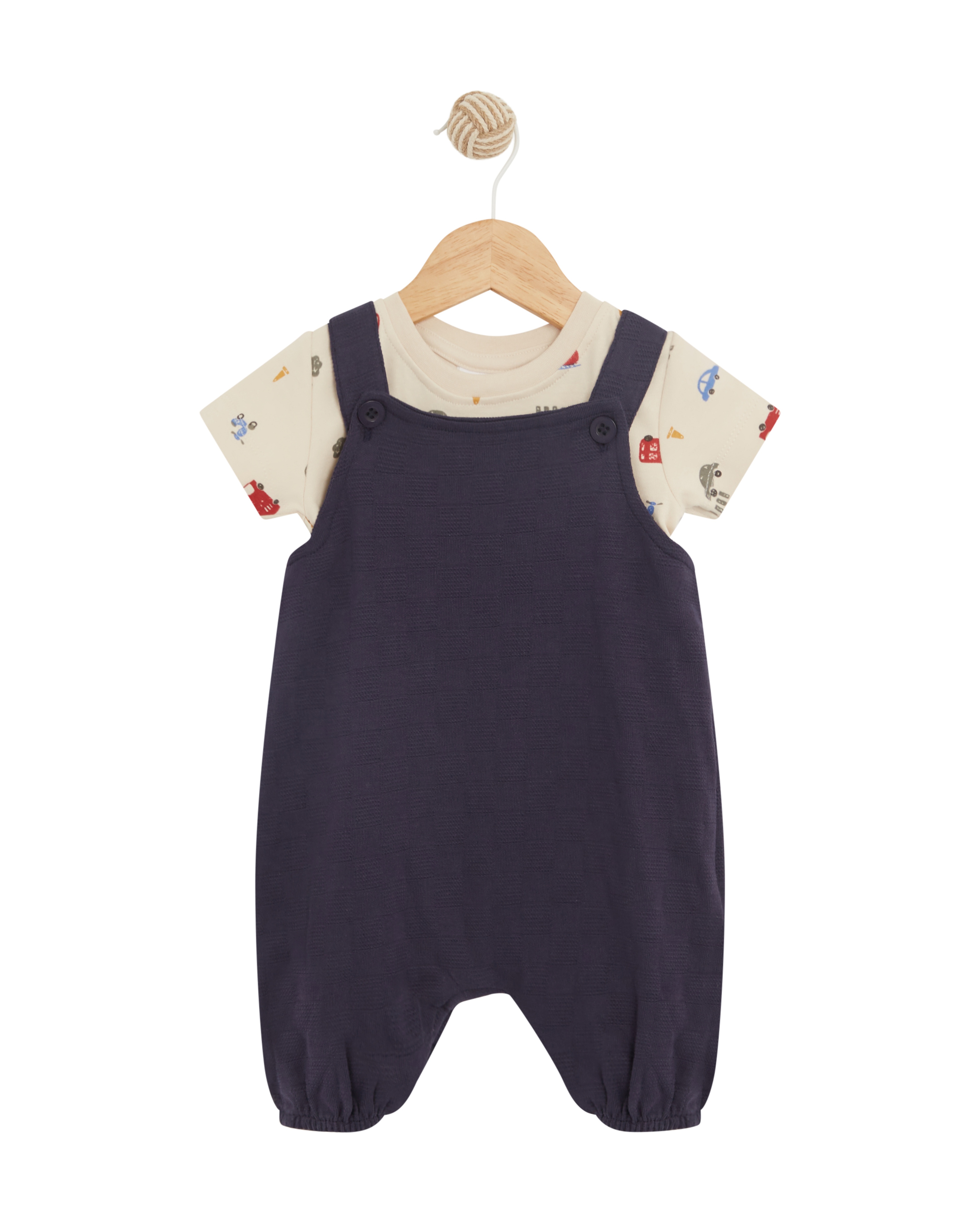 DUNGAREE WITH SHORT SLEEVES T-SHIRT SETS