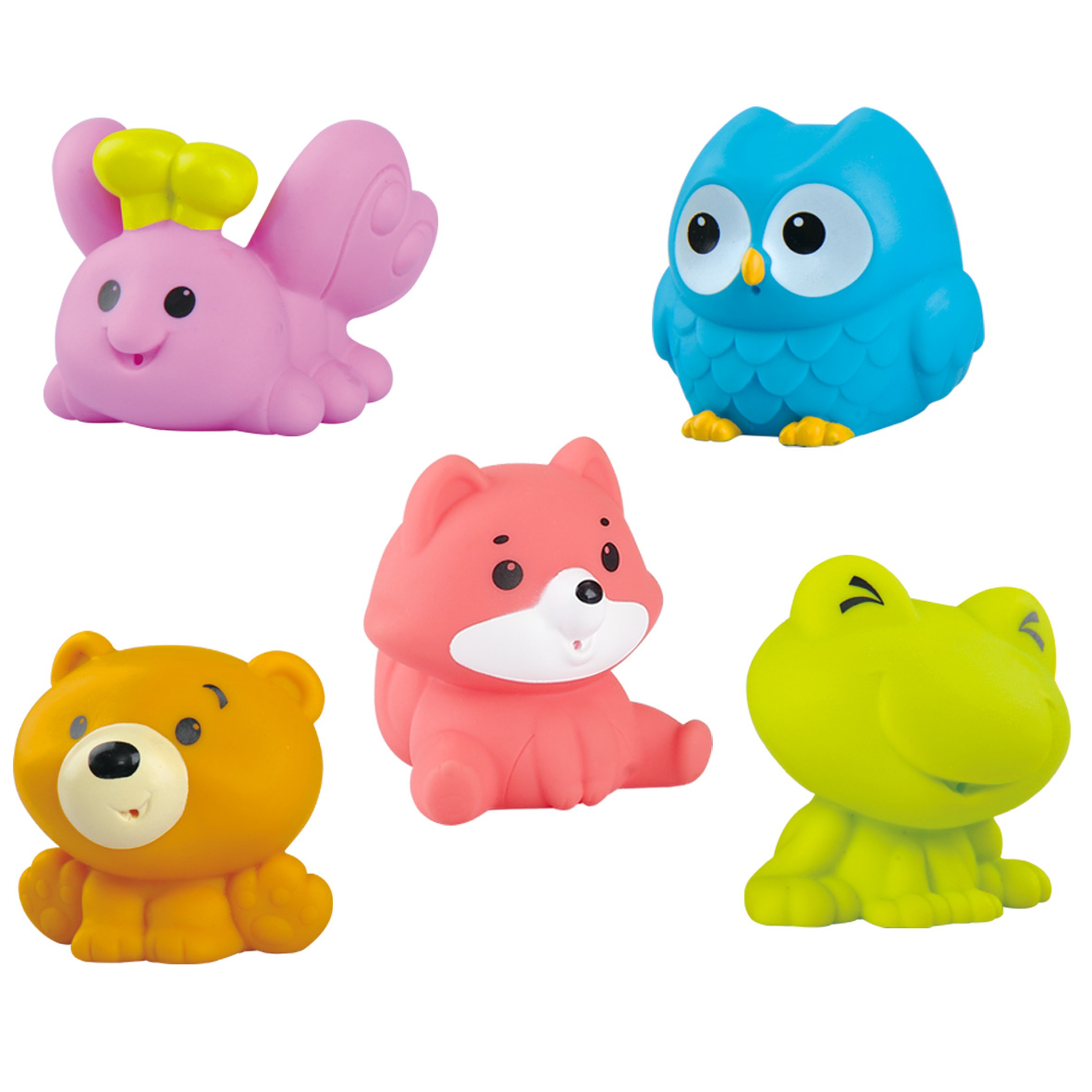 PLAYGO FOREST FRIENDS SQUIRTERS - 5 PCS - 2 ASSORTED