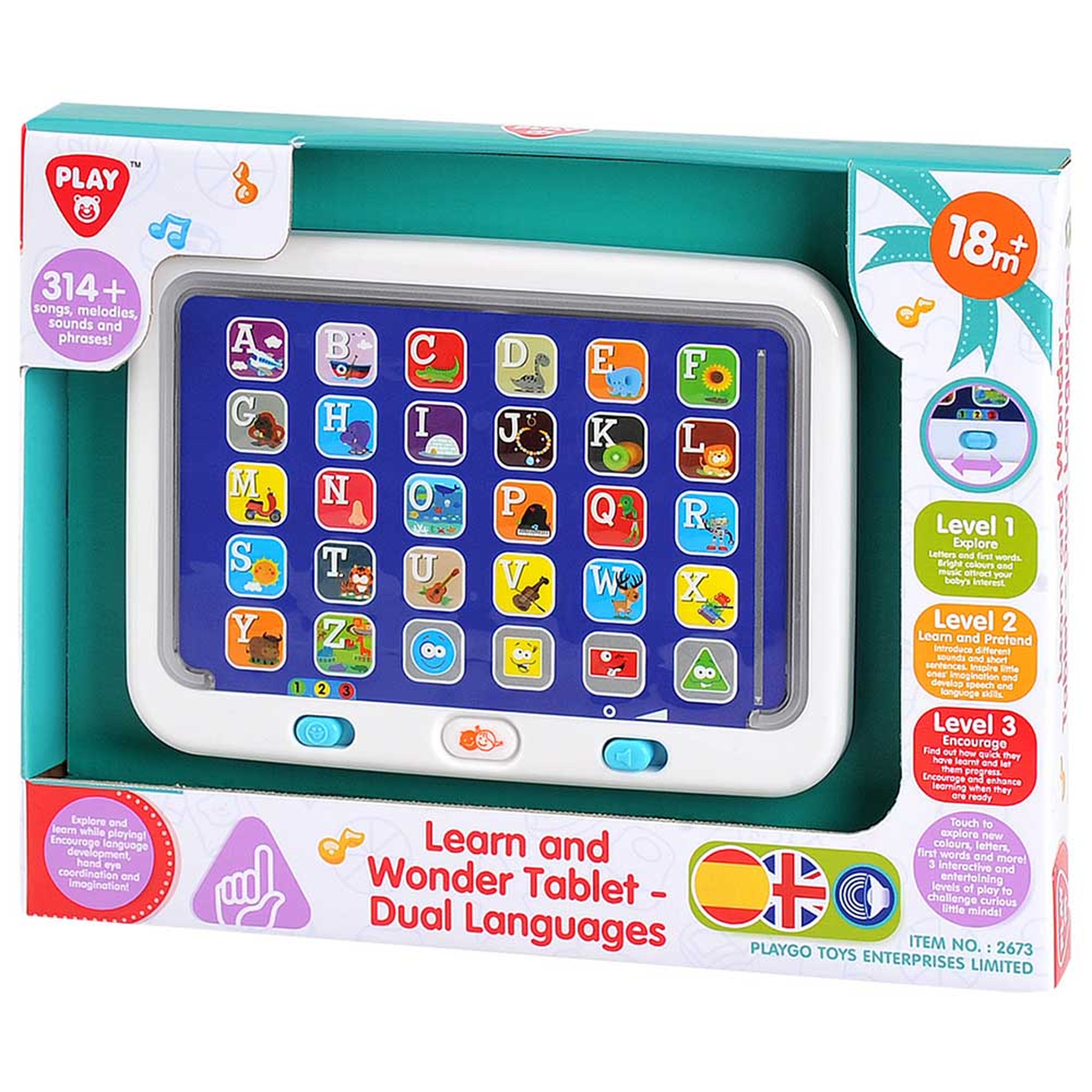 LEARN AND WONDER TABLET B/O