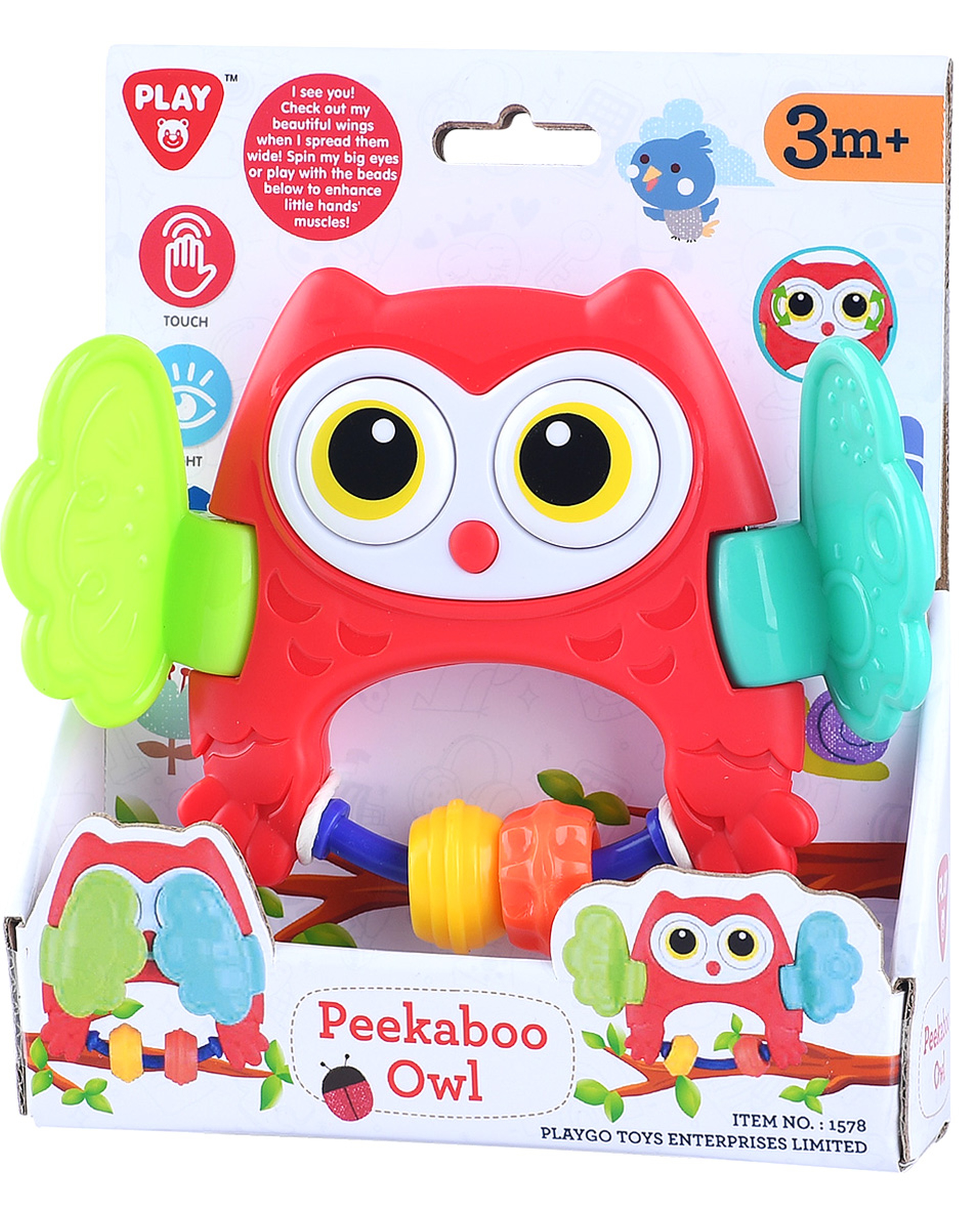 Peekaboo owl