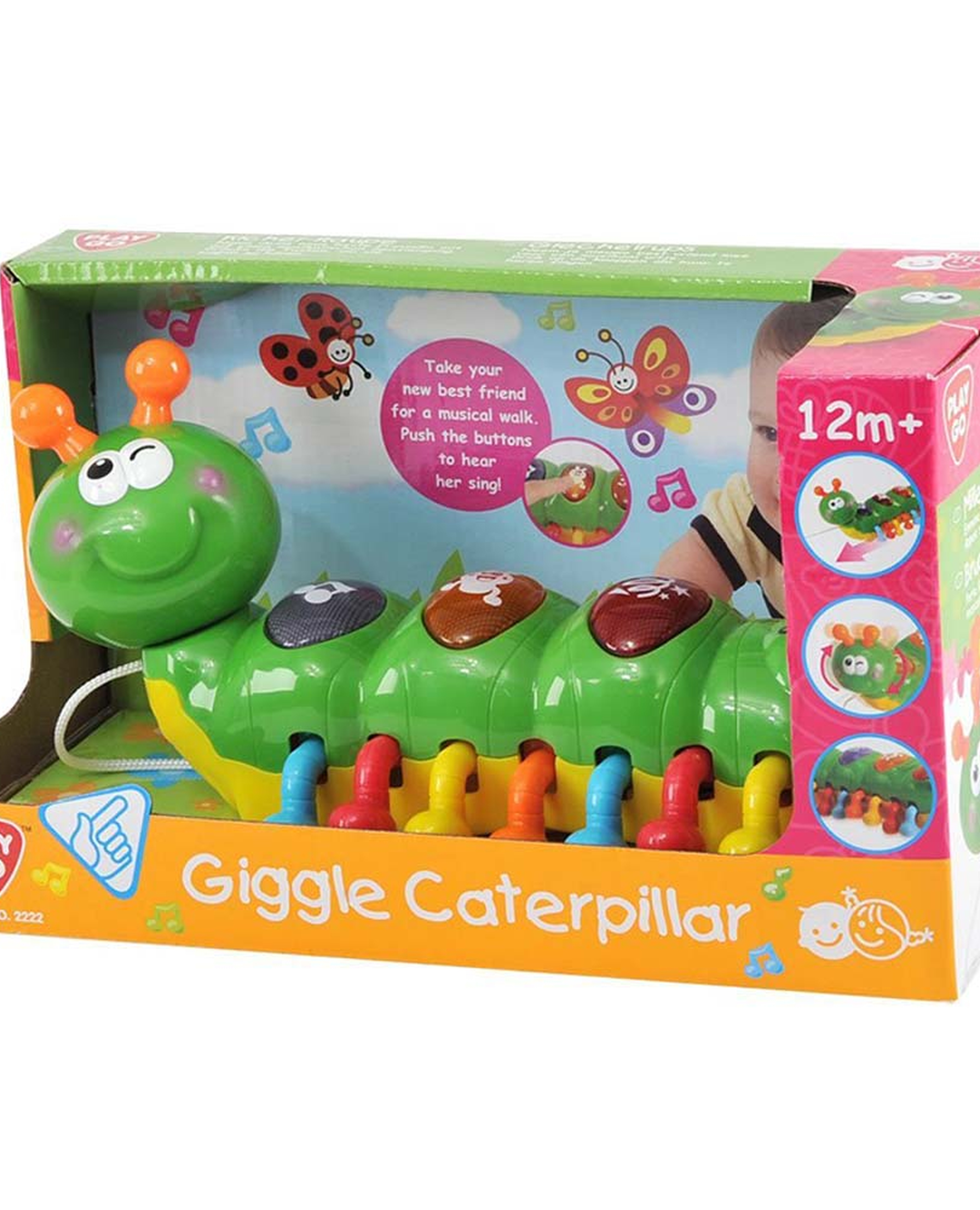 GIGGLE CATERPILLAR B/O